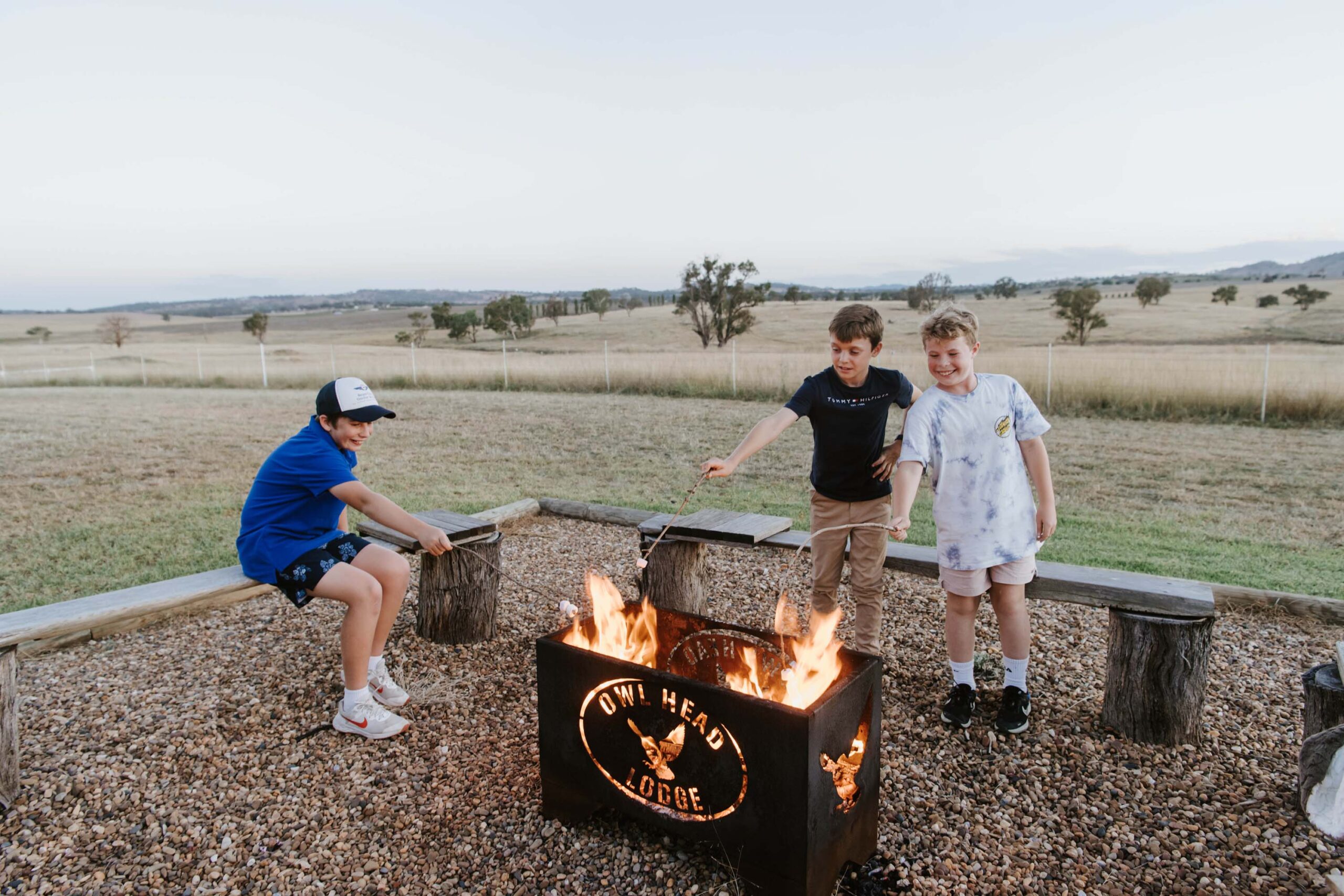 owl head lodge shearers cottage accommodation fitrepit marshmallows